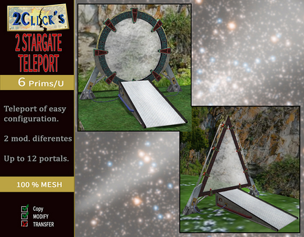 Second Life Marketplace - VT TELEPORT STARGATE